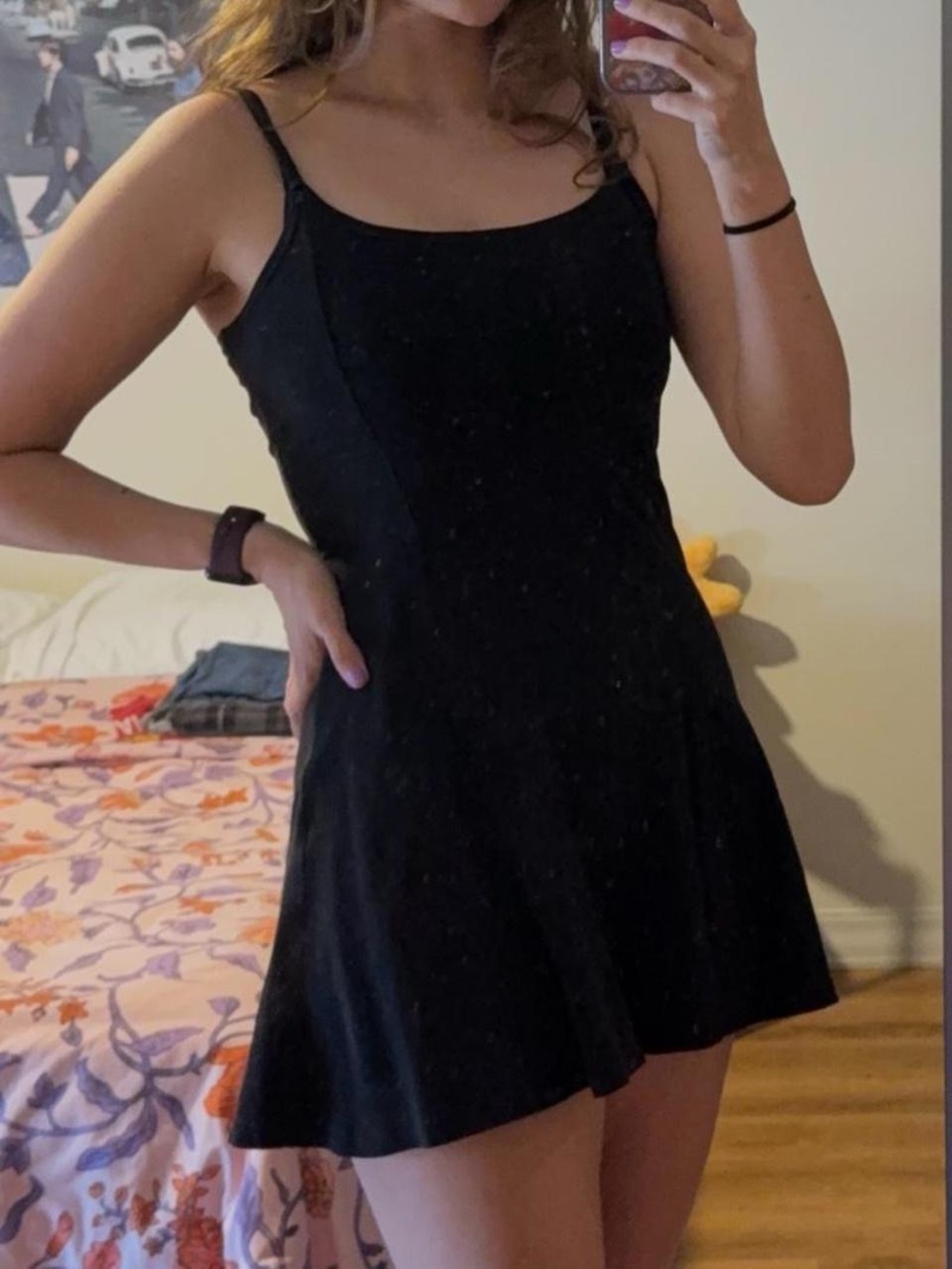 UNIF Black Mini Dress